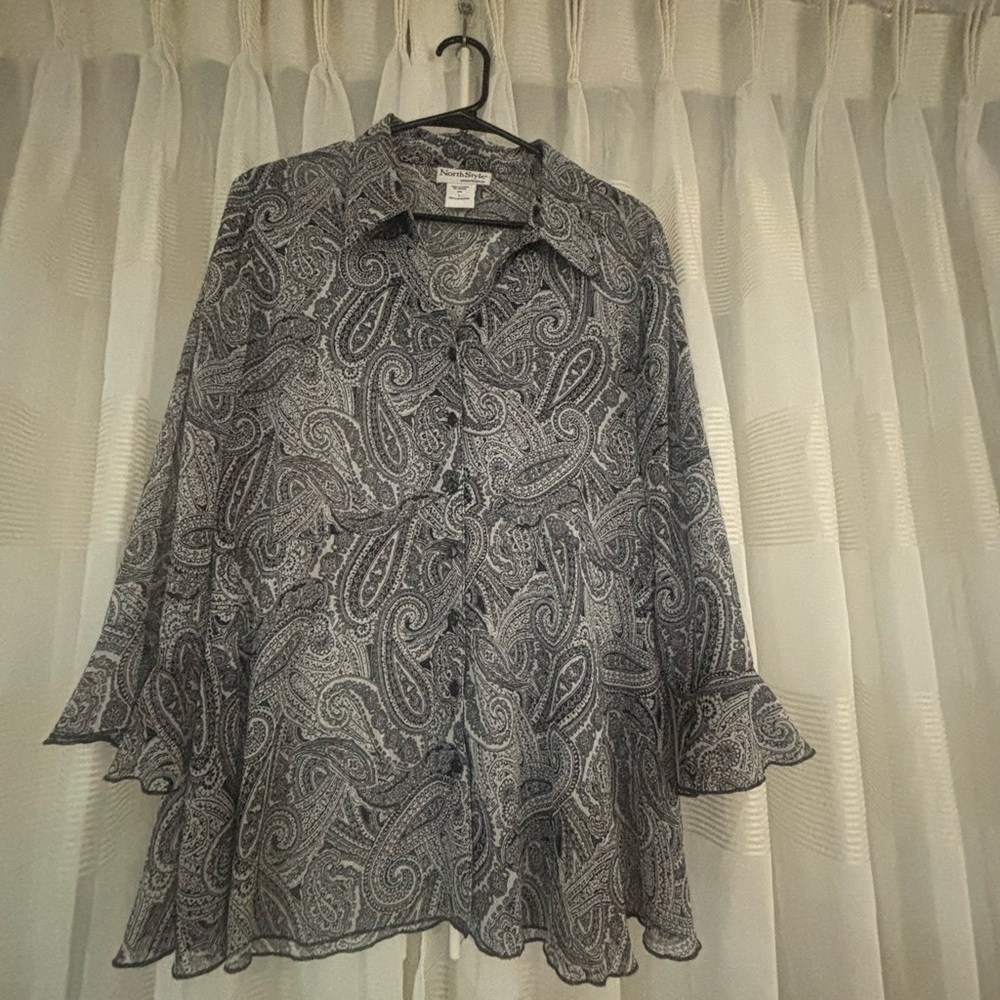 Paisley Print Women's Top